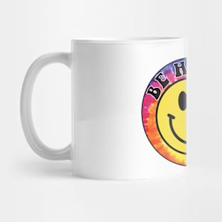 Tie Dye Be Happy Mug